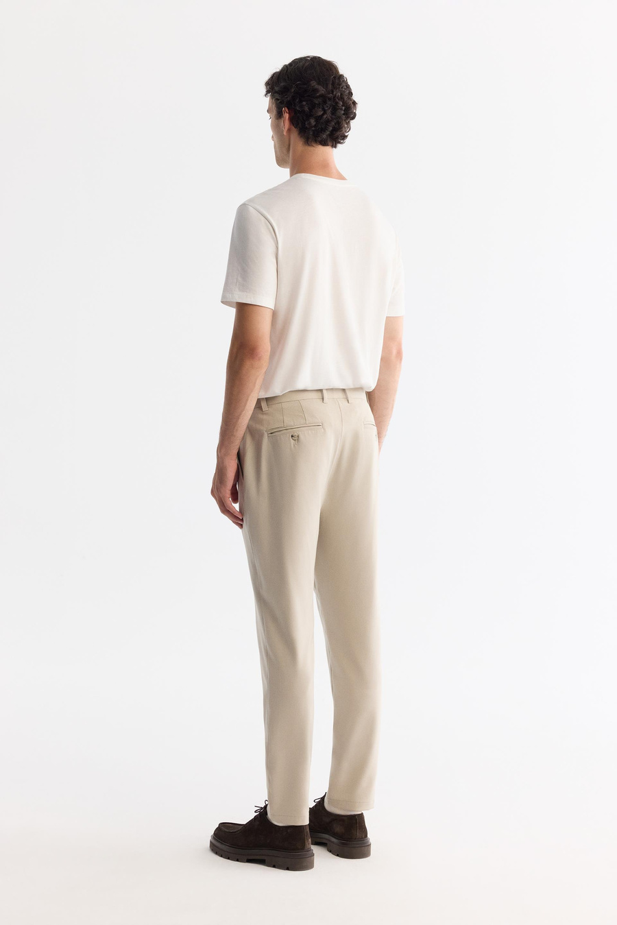 Beige Lamus Chinos