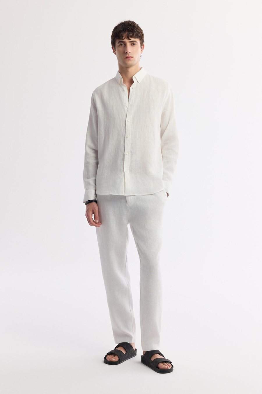 White Linen Shirt