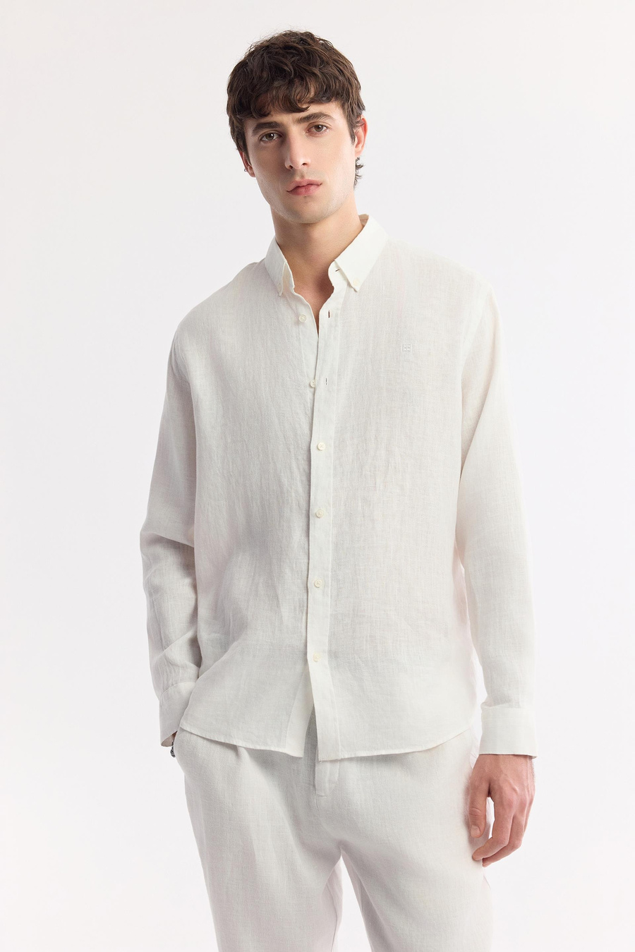 White Linen Shirt