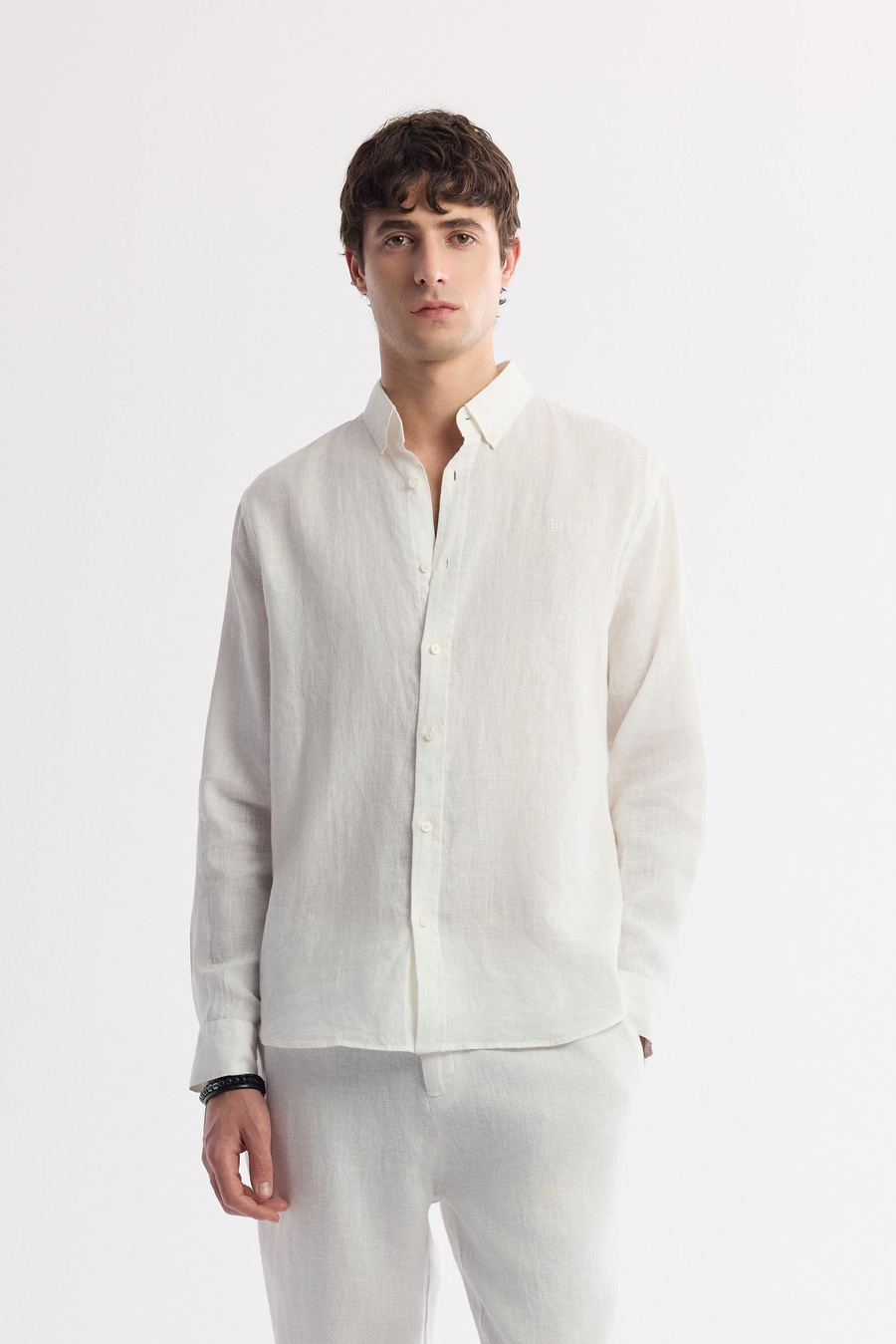 White Linen Shirt