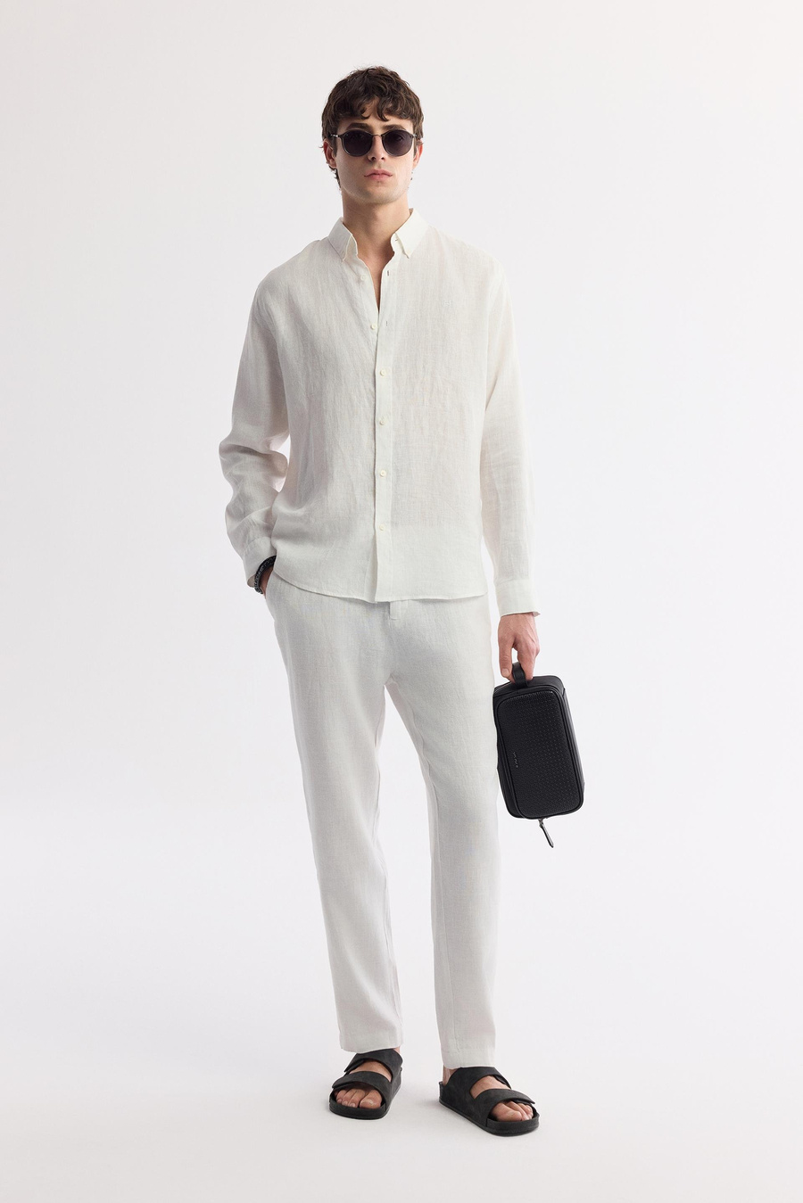 White Linen Shirt