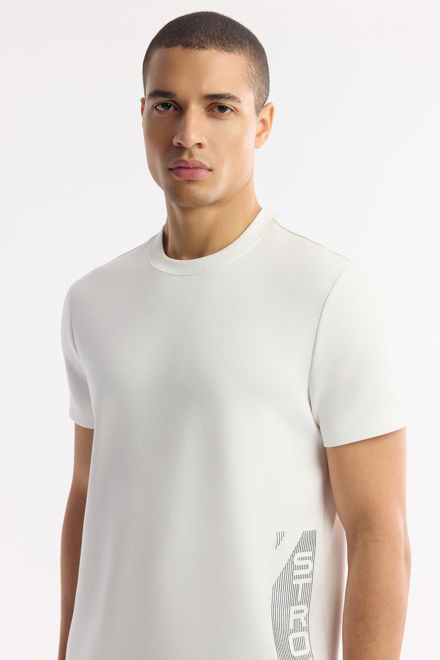 White Round Neck T-Shirt