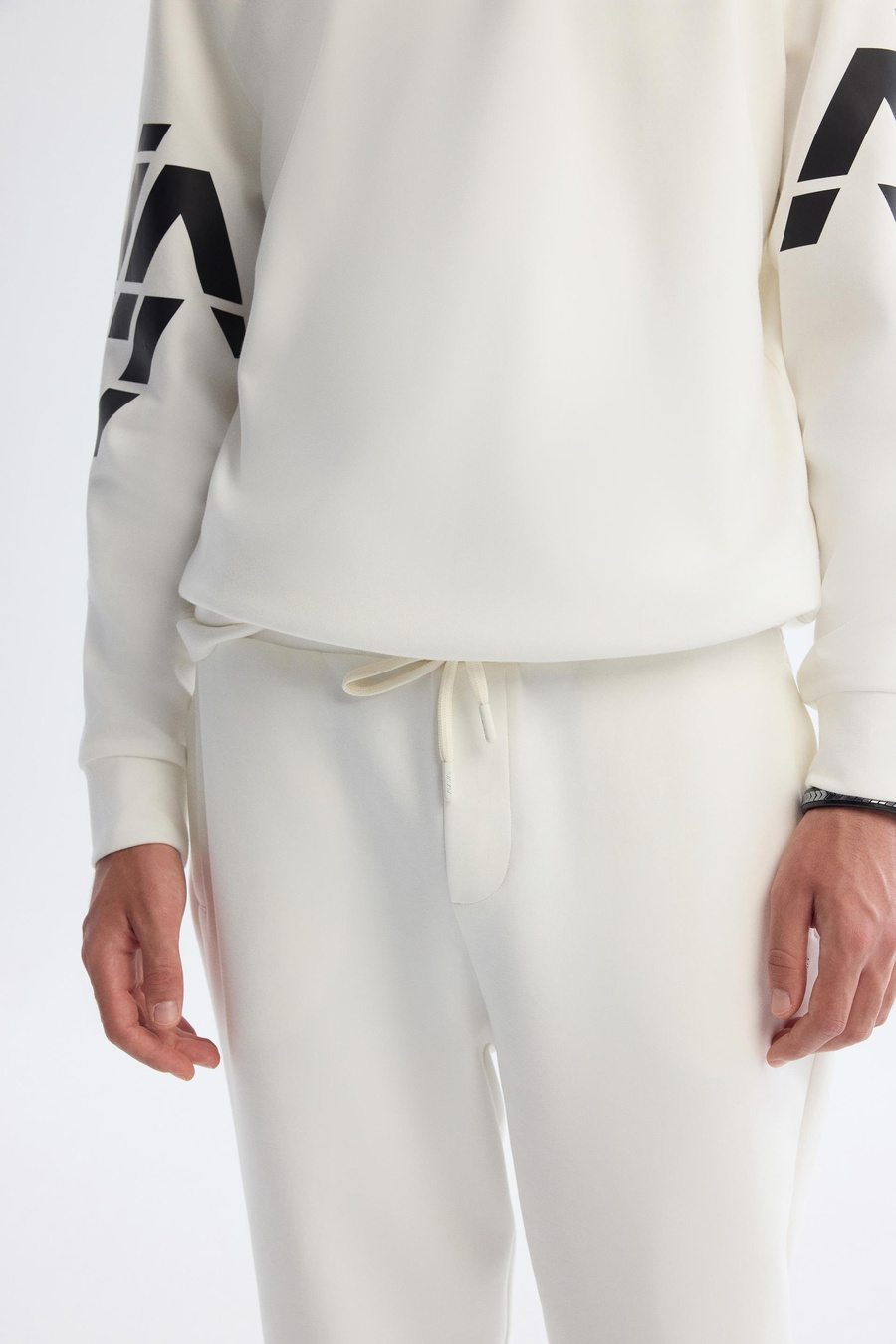 Ekru Baskılı Regular fit Jogger