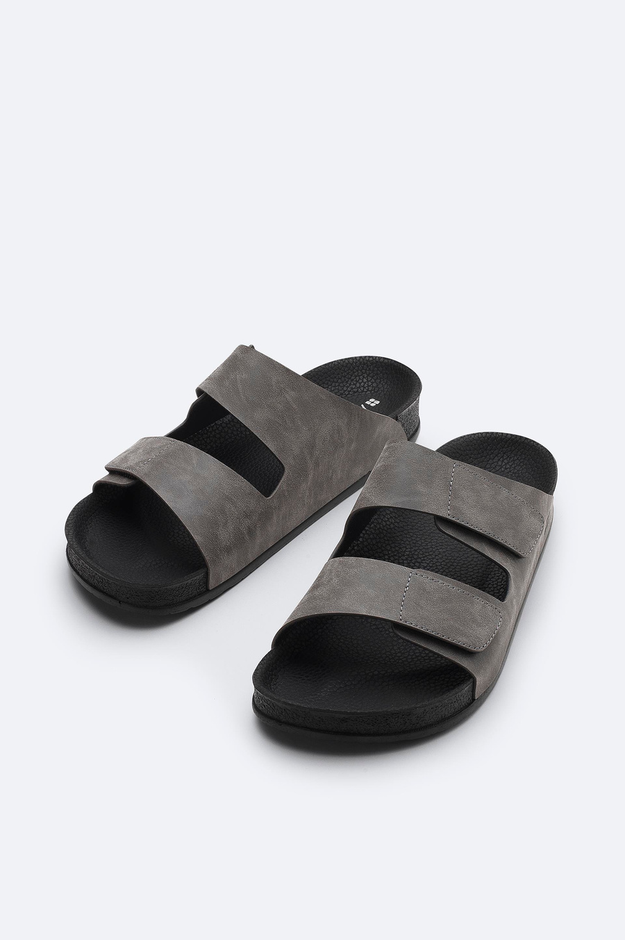 Gri Bantlı Sandalet