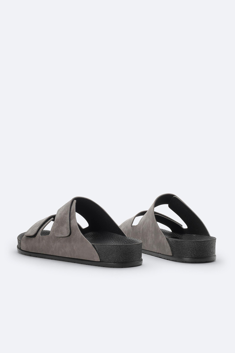 Gray Bantlı Sandalet