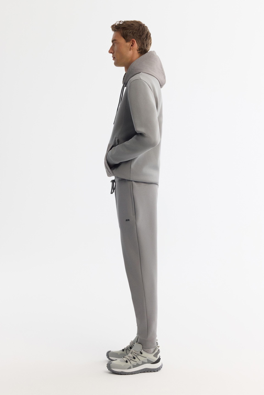 Gri Baskılı Regular fit Jogger