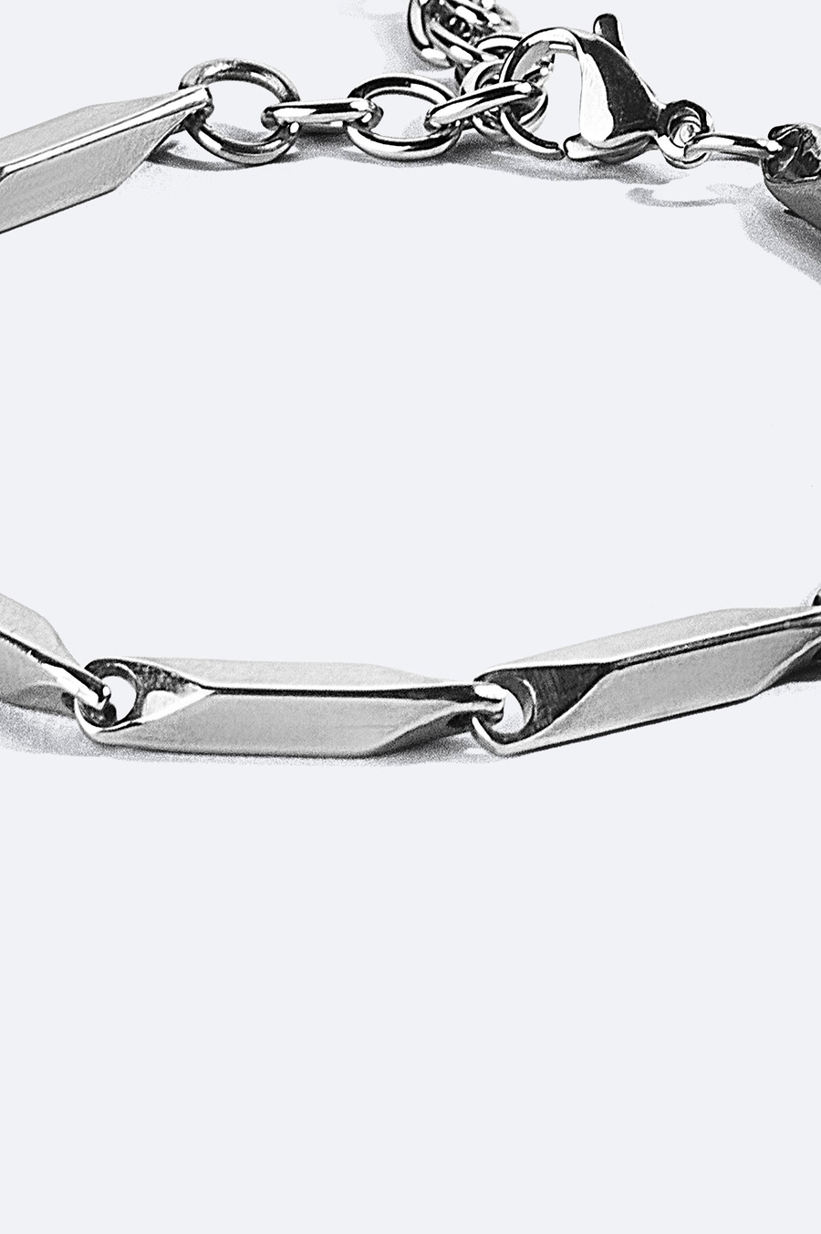 Gümüş Rengi Çelik Bileklik