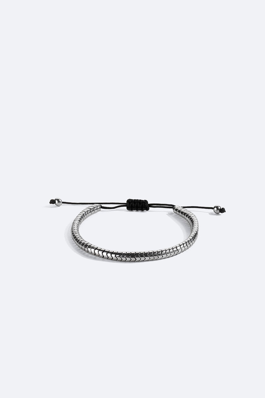 Gümüş Rengi Taşlı Bileklik