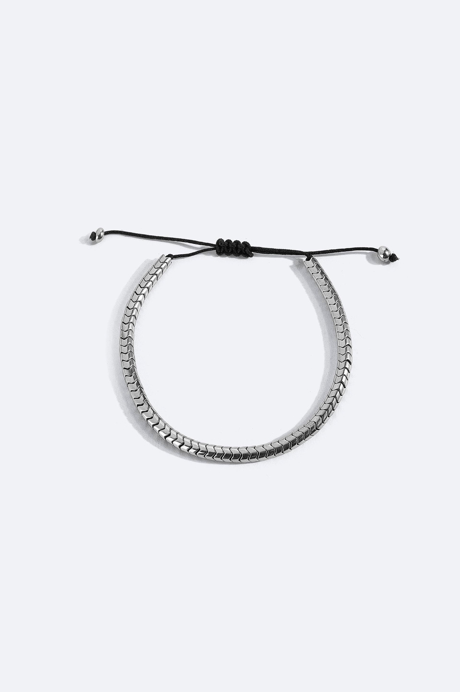 Gümüş Rengi Taşlı Bileklik