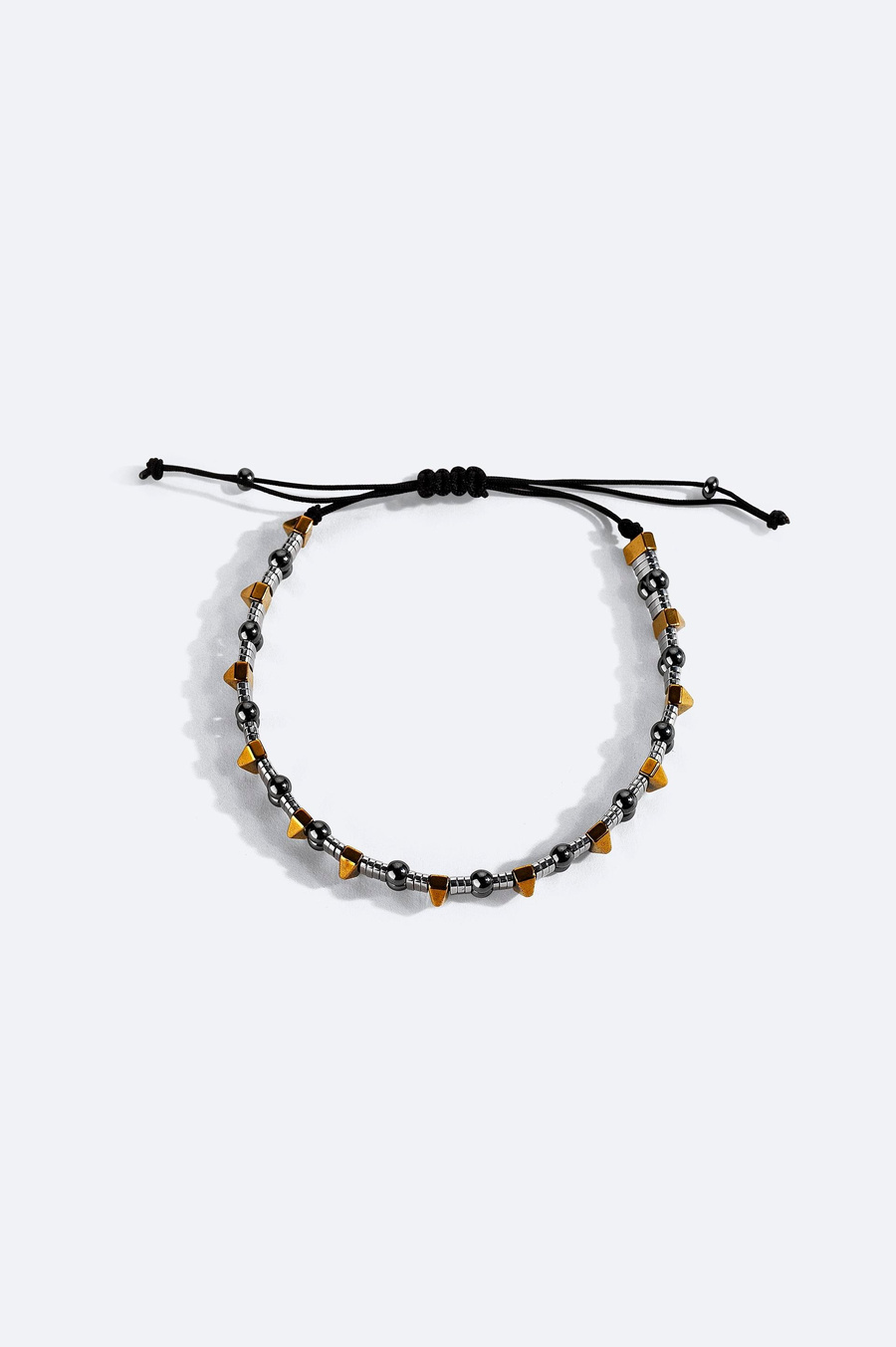 Gümüş Rengi Taşlı Bileklik