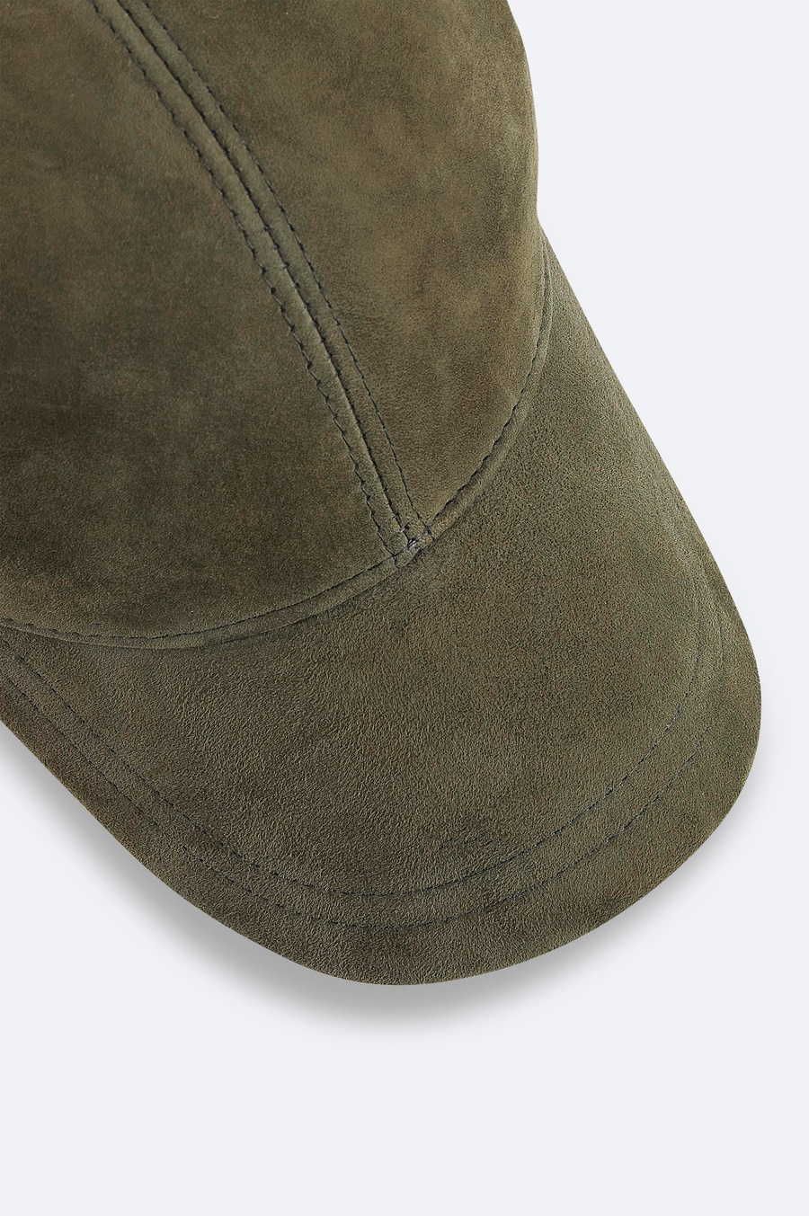Khaki Suede Cap