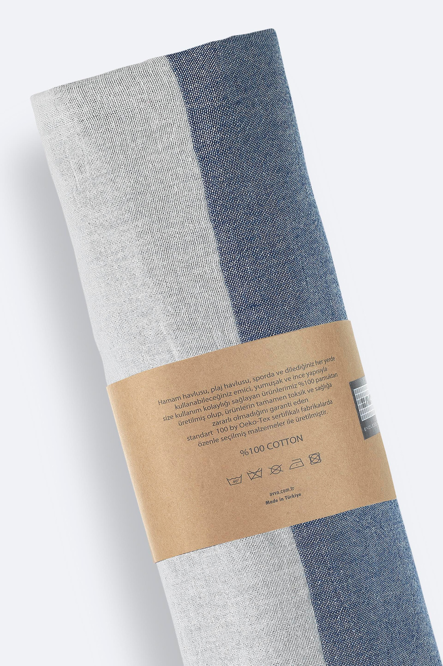 Lacivert Çizgili Peştemal