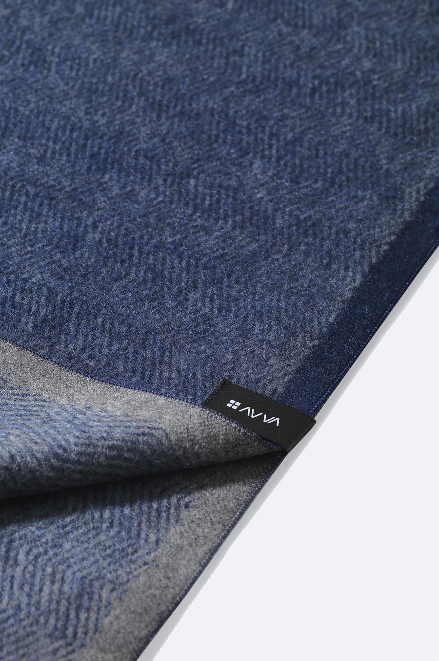 Lacivert Desenli Şal