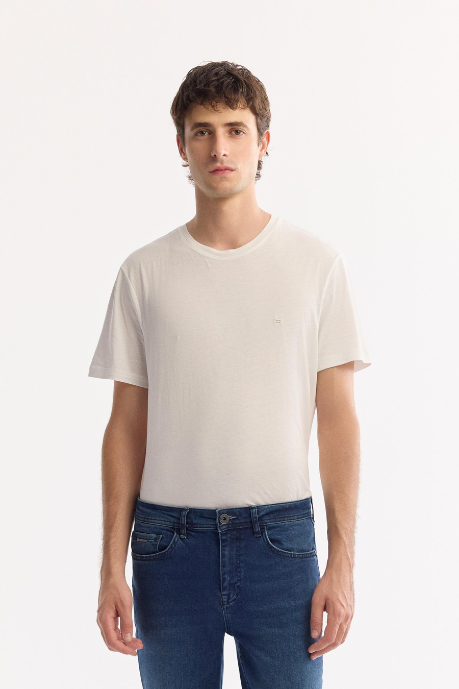 Lacivert Eskitme Yıkamalı Esnek Jean Pantolon