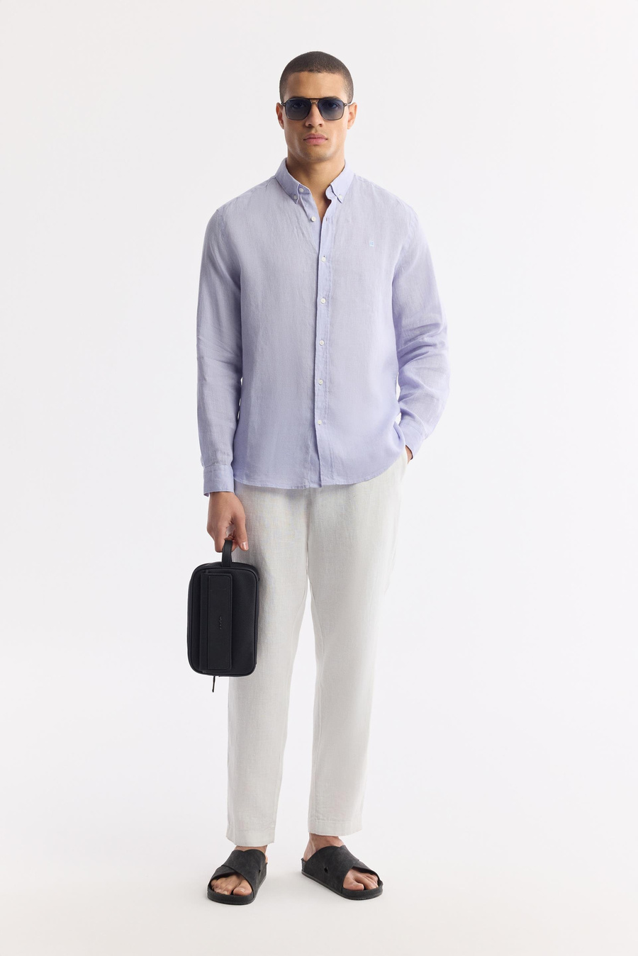 Lilac Linen Shirt