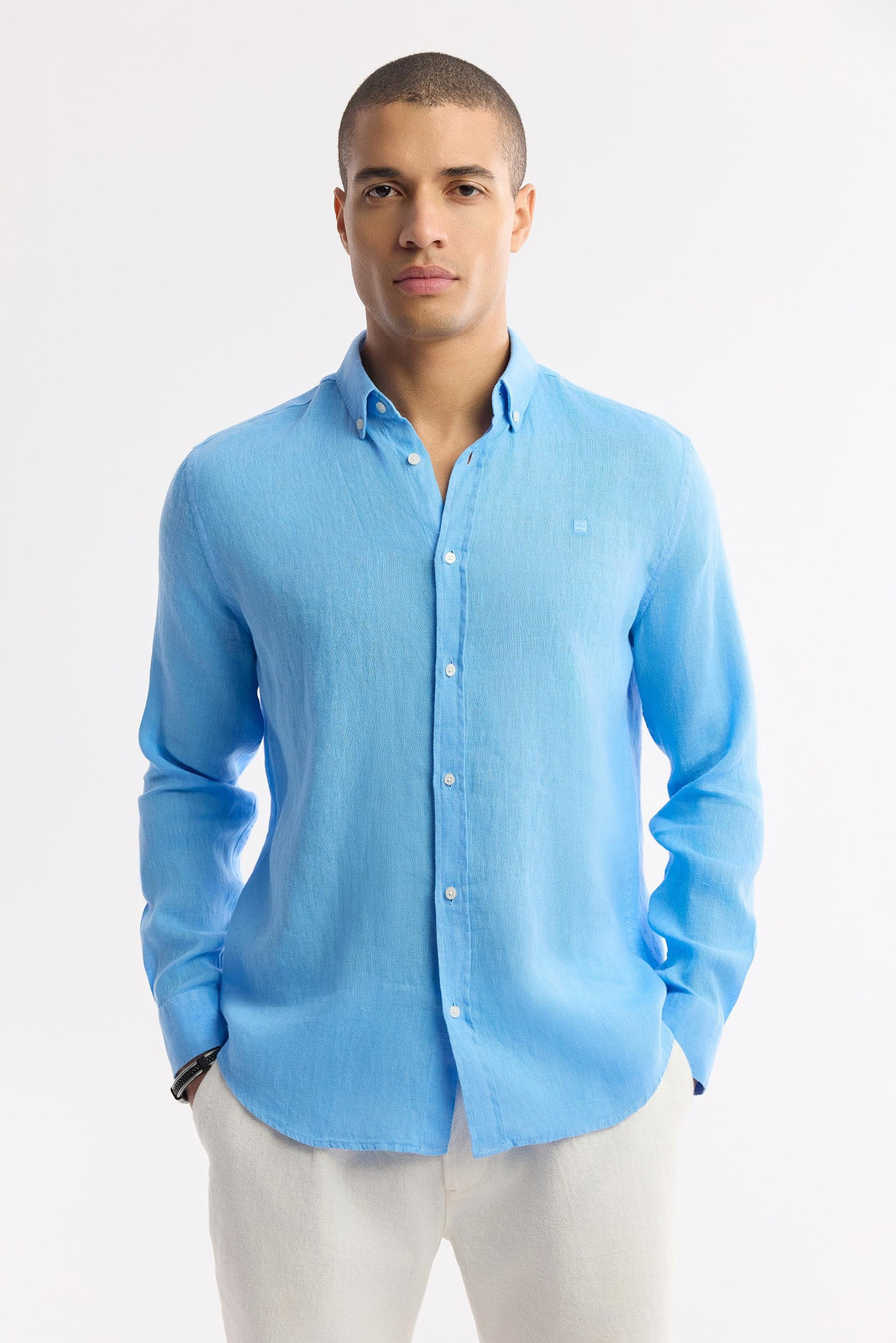 Blue Linen Shirt