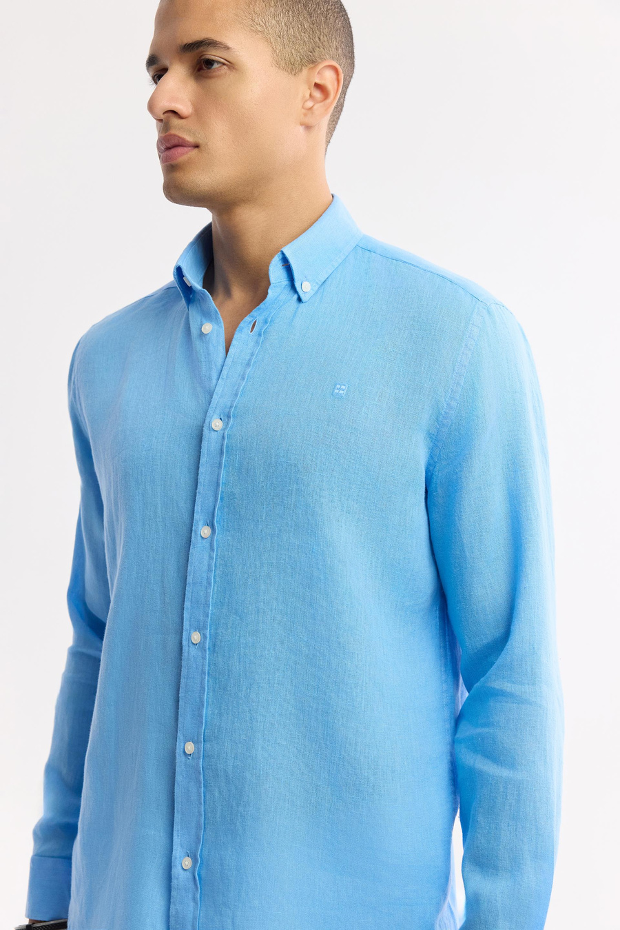 Blue Linen Shirt