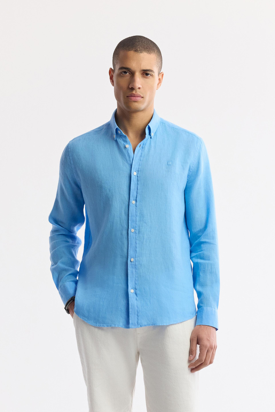 Blue Linen Shirt