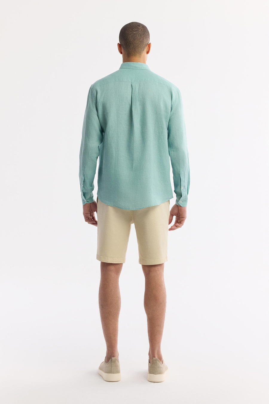 Mint Green Linen Shirt