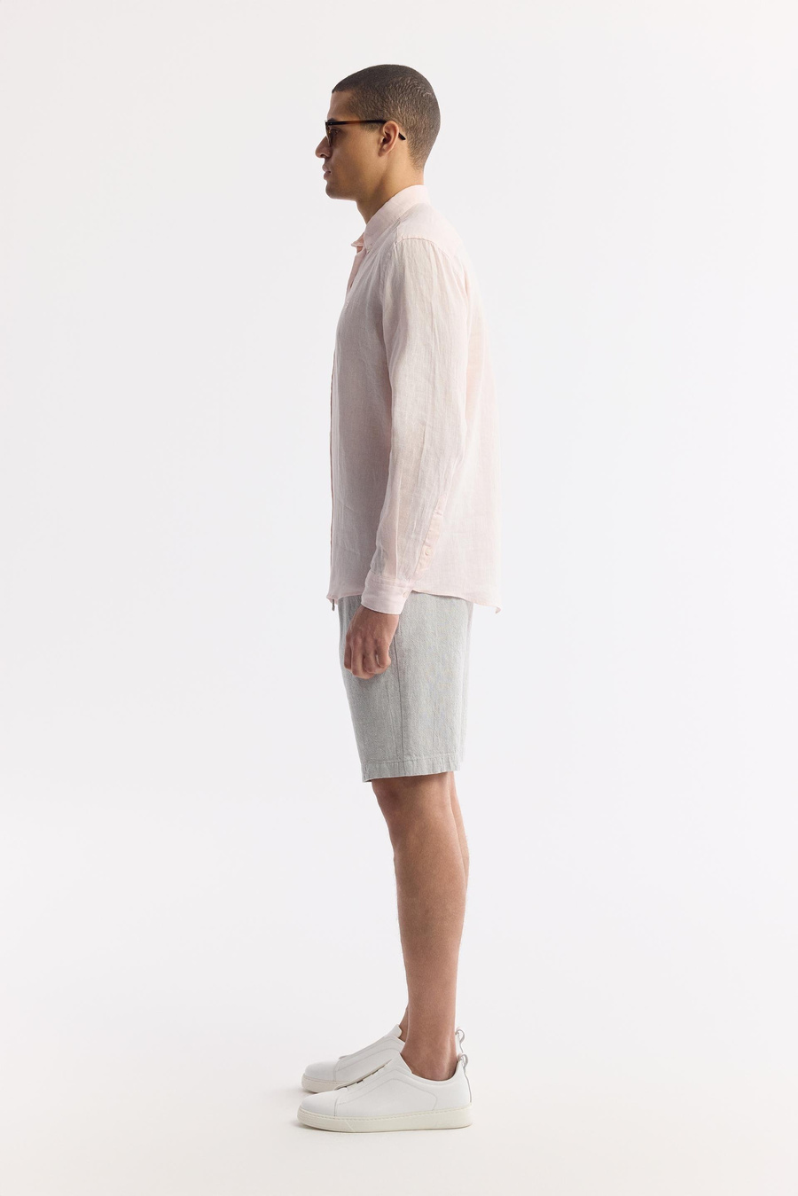 Pink Linen Shirt