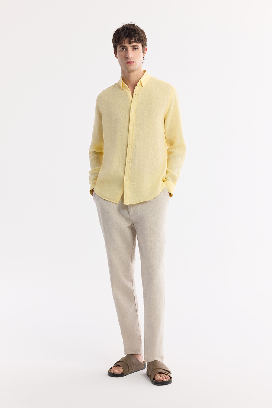 Yellow Linen Shirt