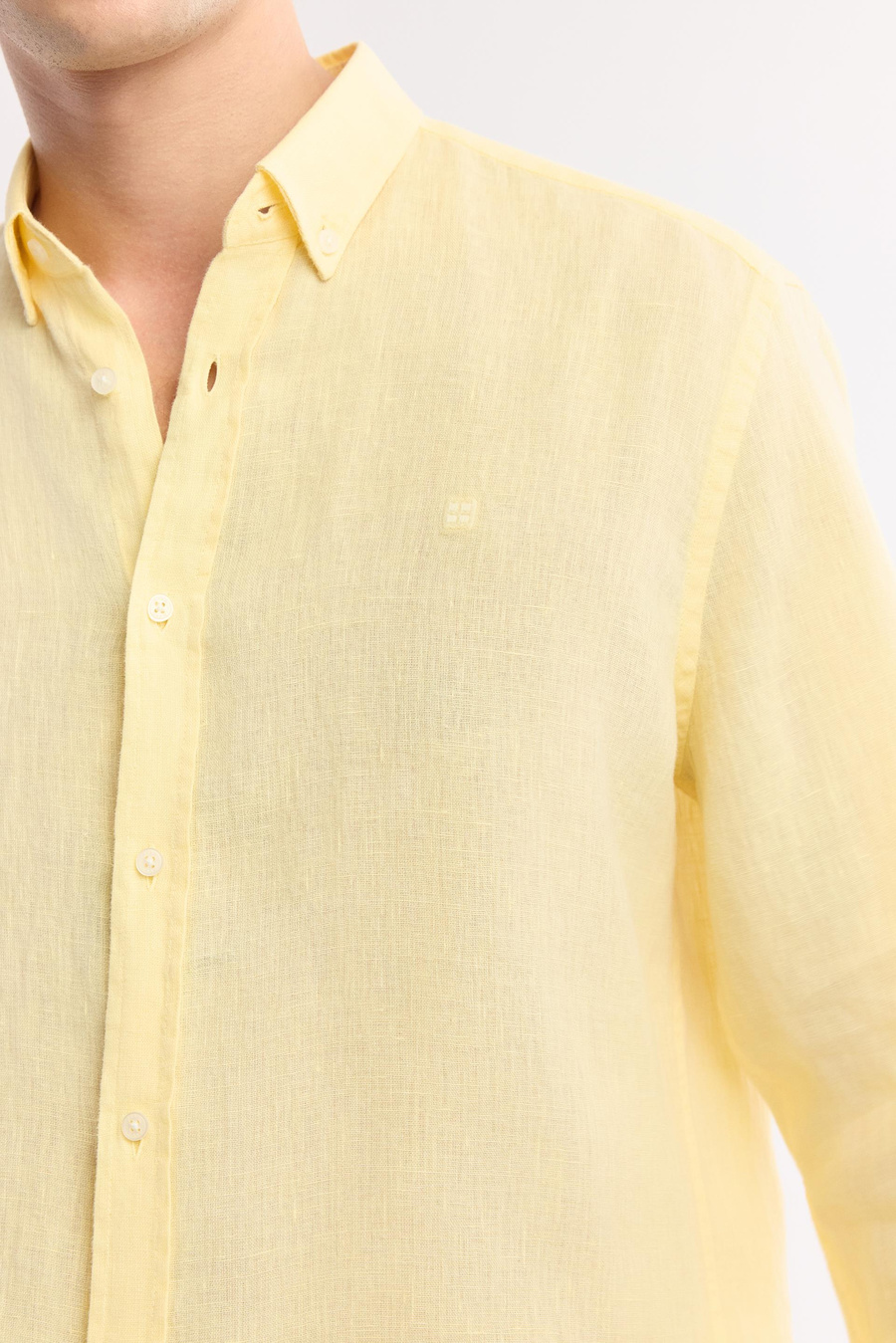 Yellow Linen Shirt