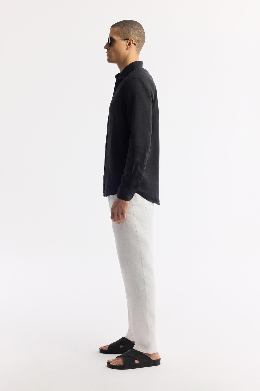 Black Linen Shirt