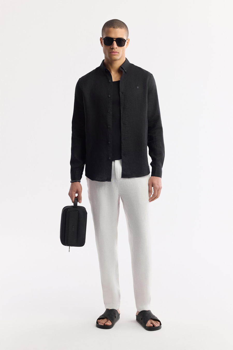 Black Linen Shirt