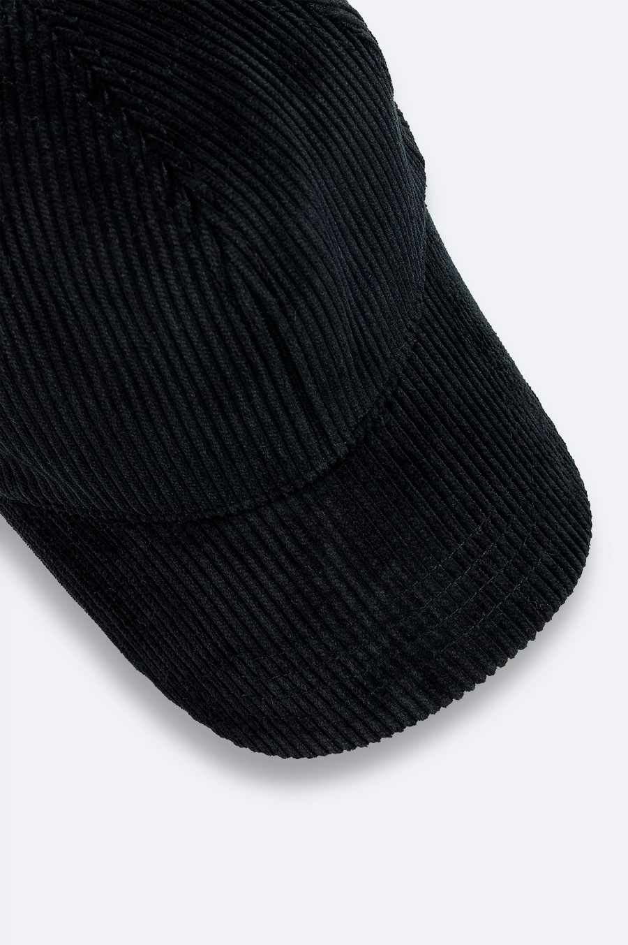 Black Corduroy Cap