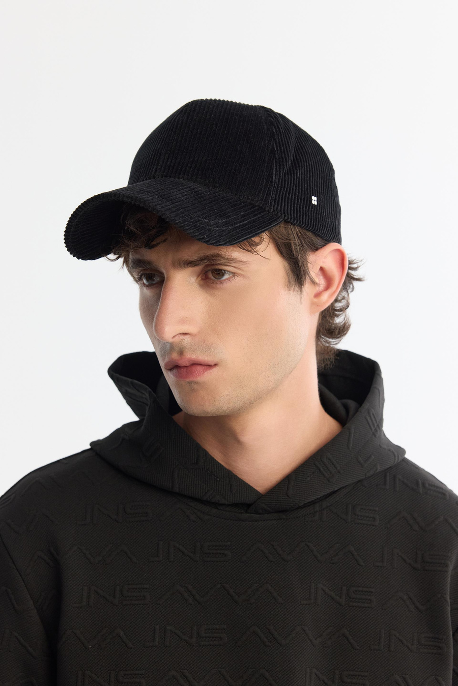 Black Corduroy Cap