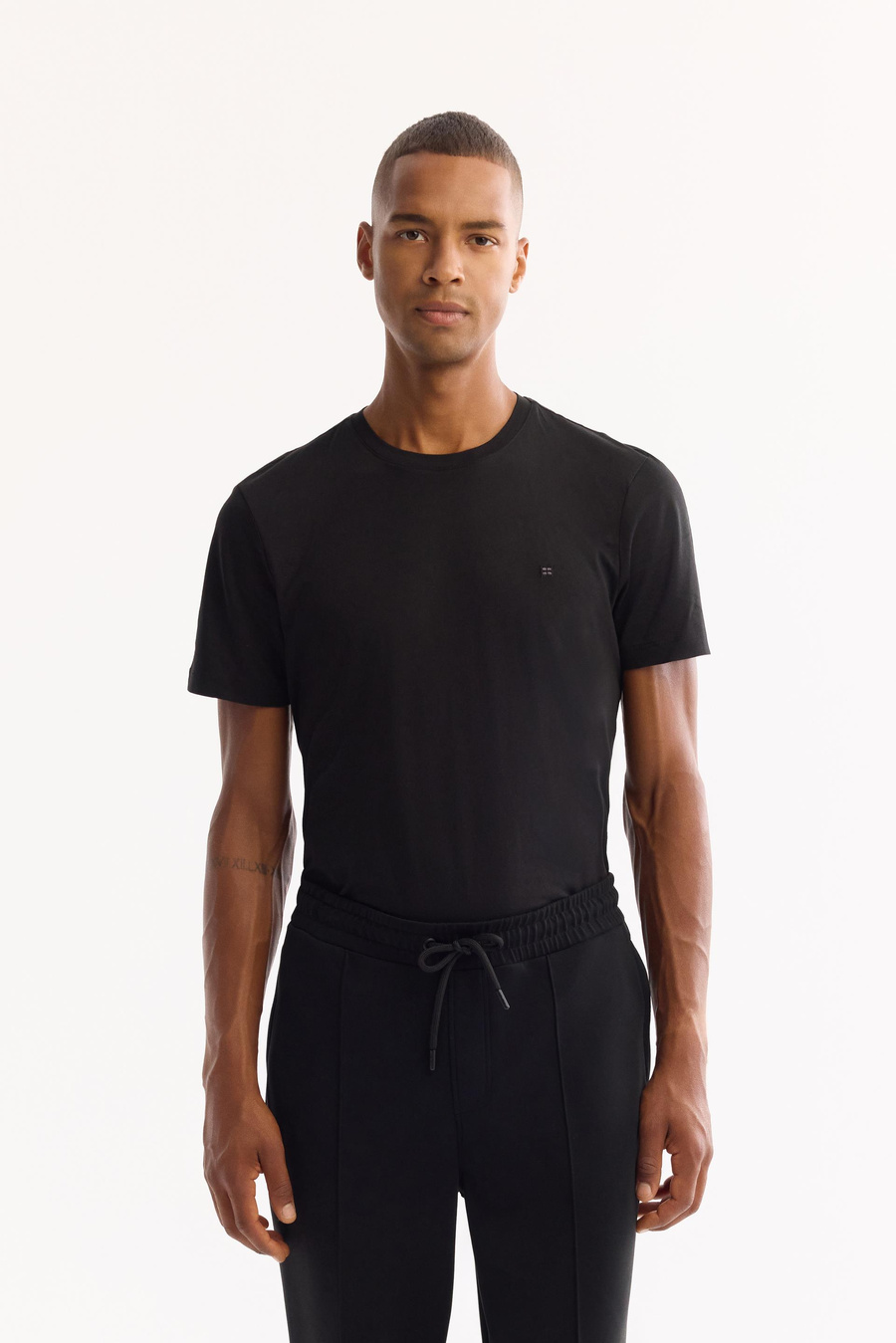 Siyah Bel Lastik Yan Fermuar Cepli Polar  Cupra Jogger