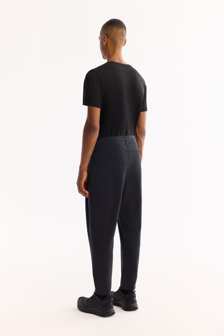 Siyah Beli Lastikli Yandan Cepli Cupra Jogger