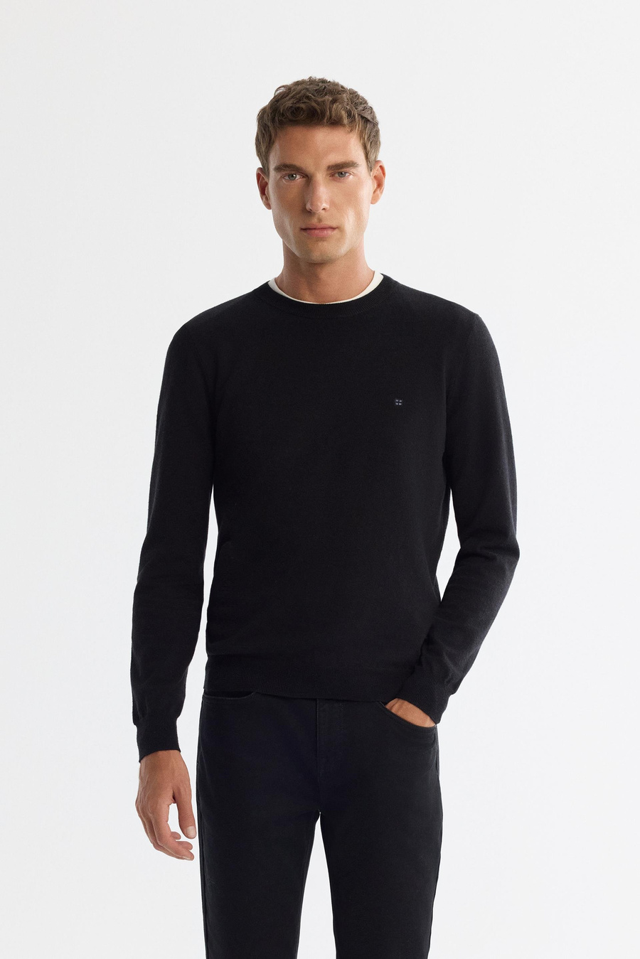 Black Crew Neck Jumper