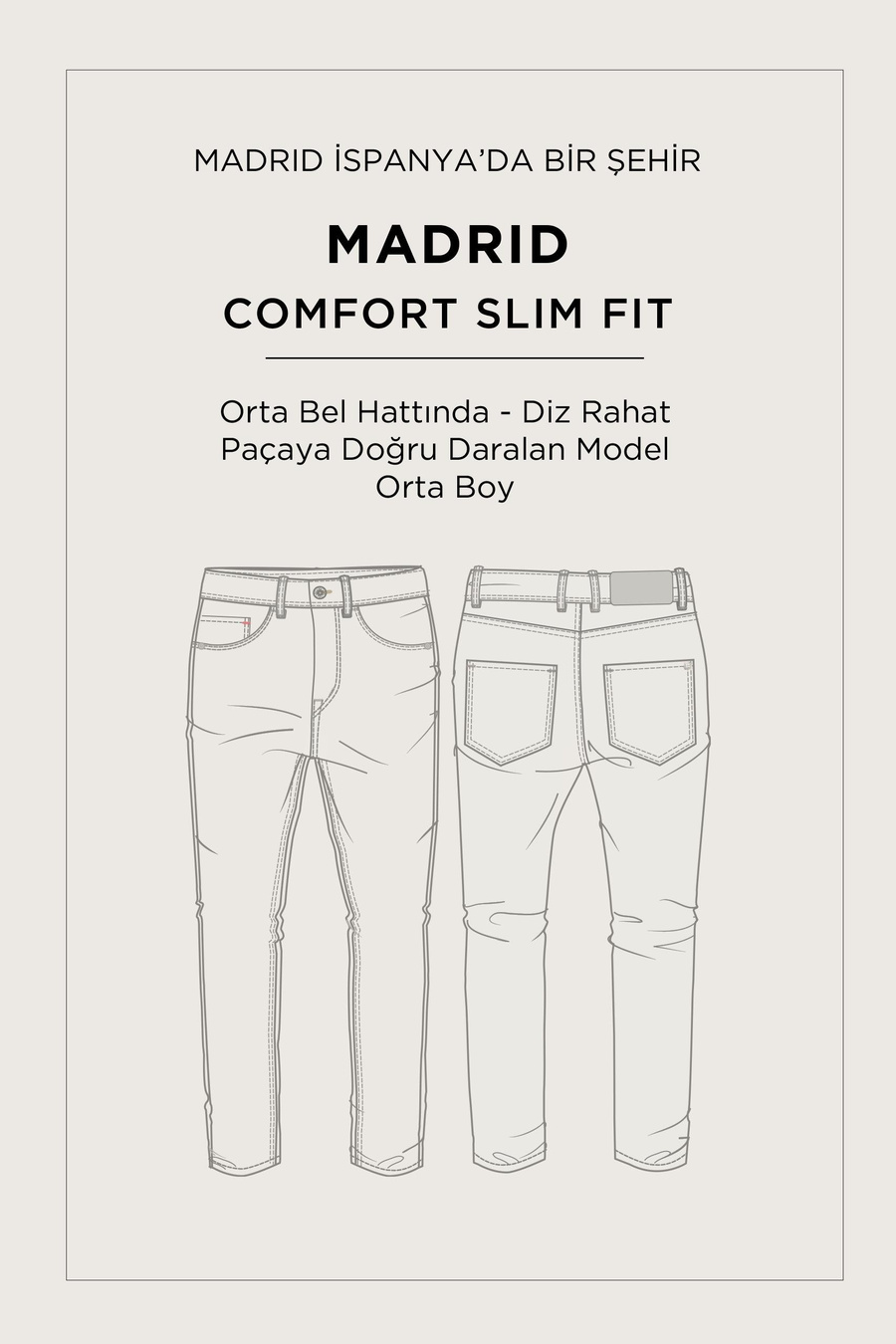 Siyah Eskitme Yıkamalı Overdy Non-Denim Jean Pantolon