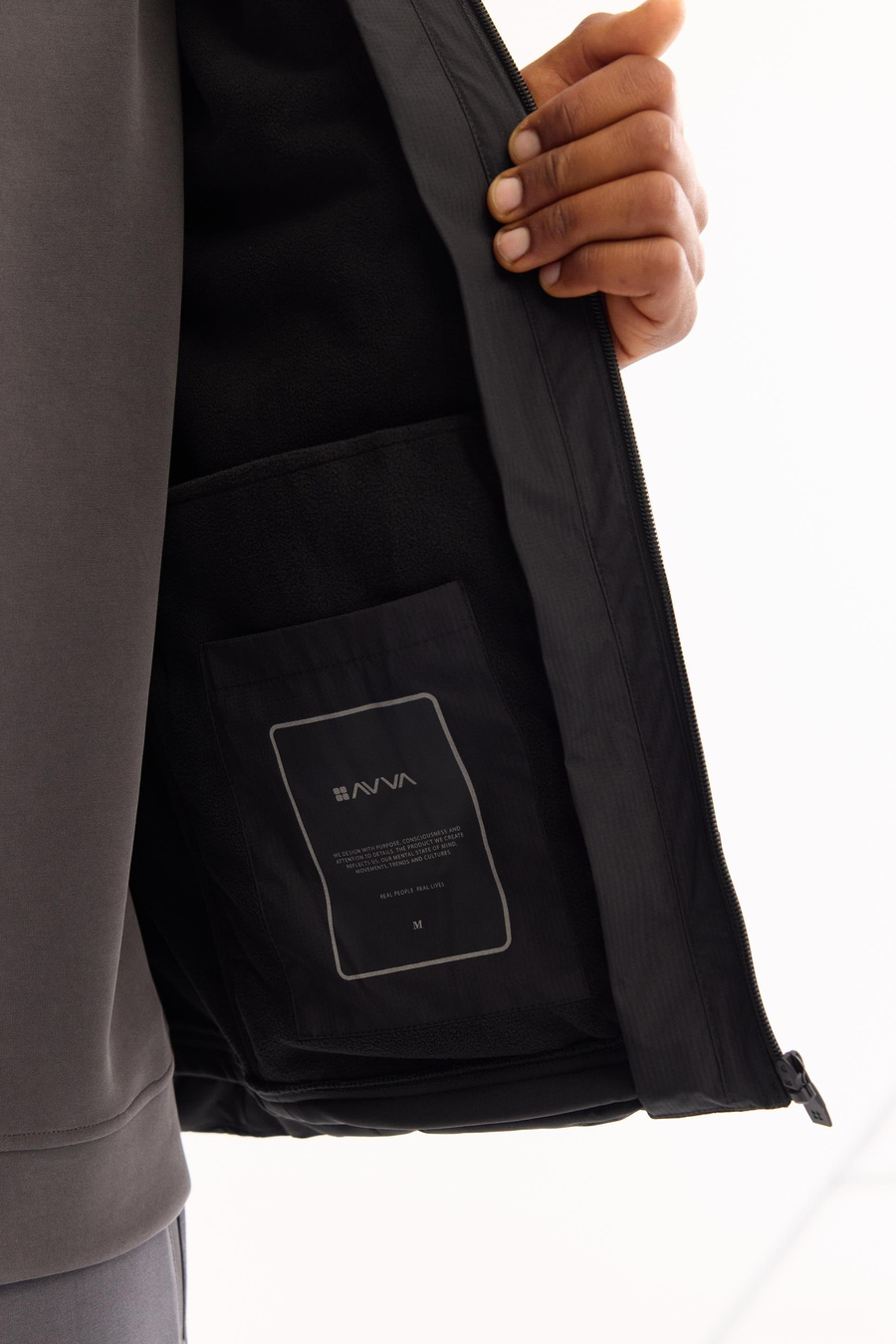 Siyah Fonksiyonel 3 Kullanımlı Kapüşonlu Mont