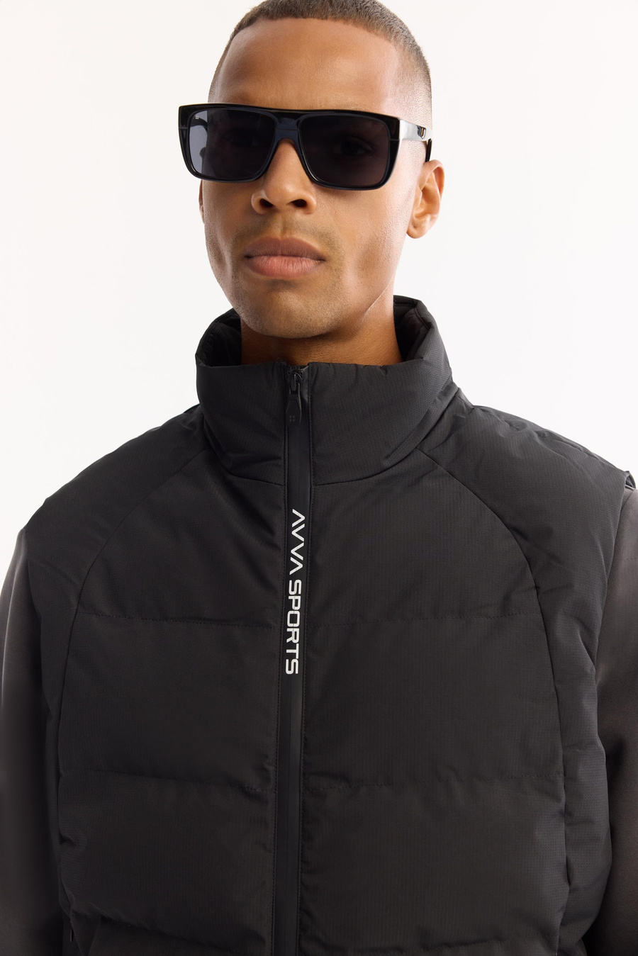 Siyah Fonksiyonel 3 Kullanımlı Kapüşonlu Mont