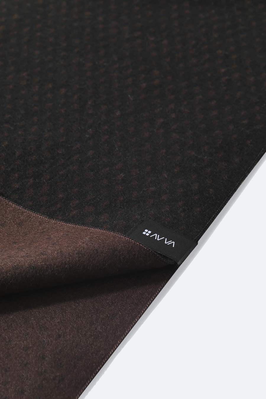 Siyah-Kahve Desenli Şal