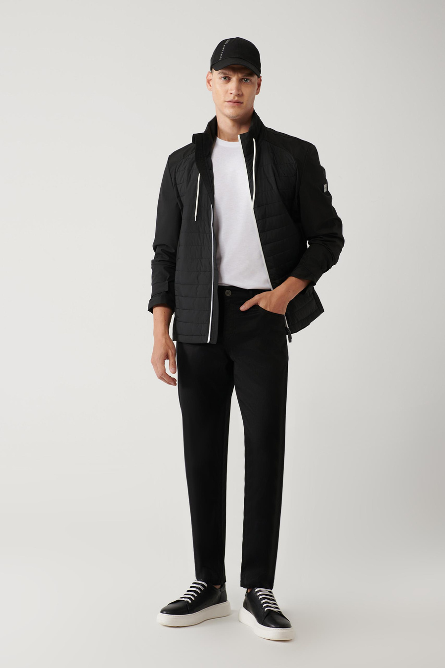 Siyah Klasik Bel 5 Cep Pantolon