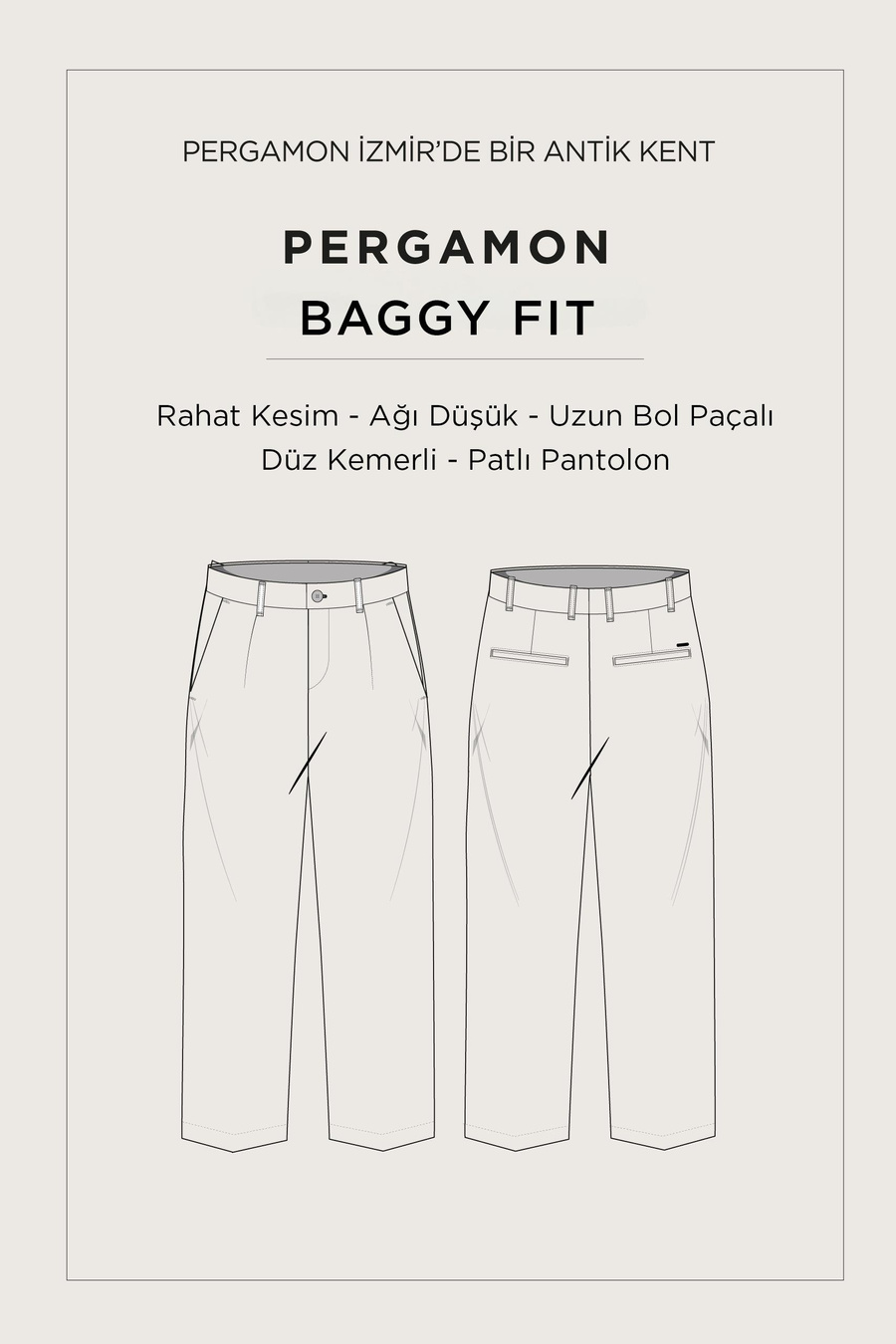 Black Classic Waist Bi-Stretch Easy-Iron Pants