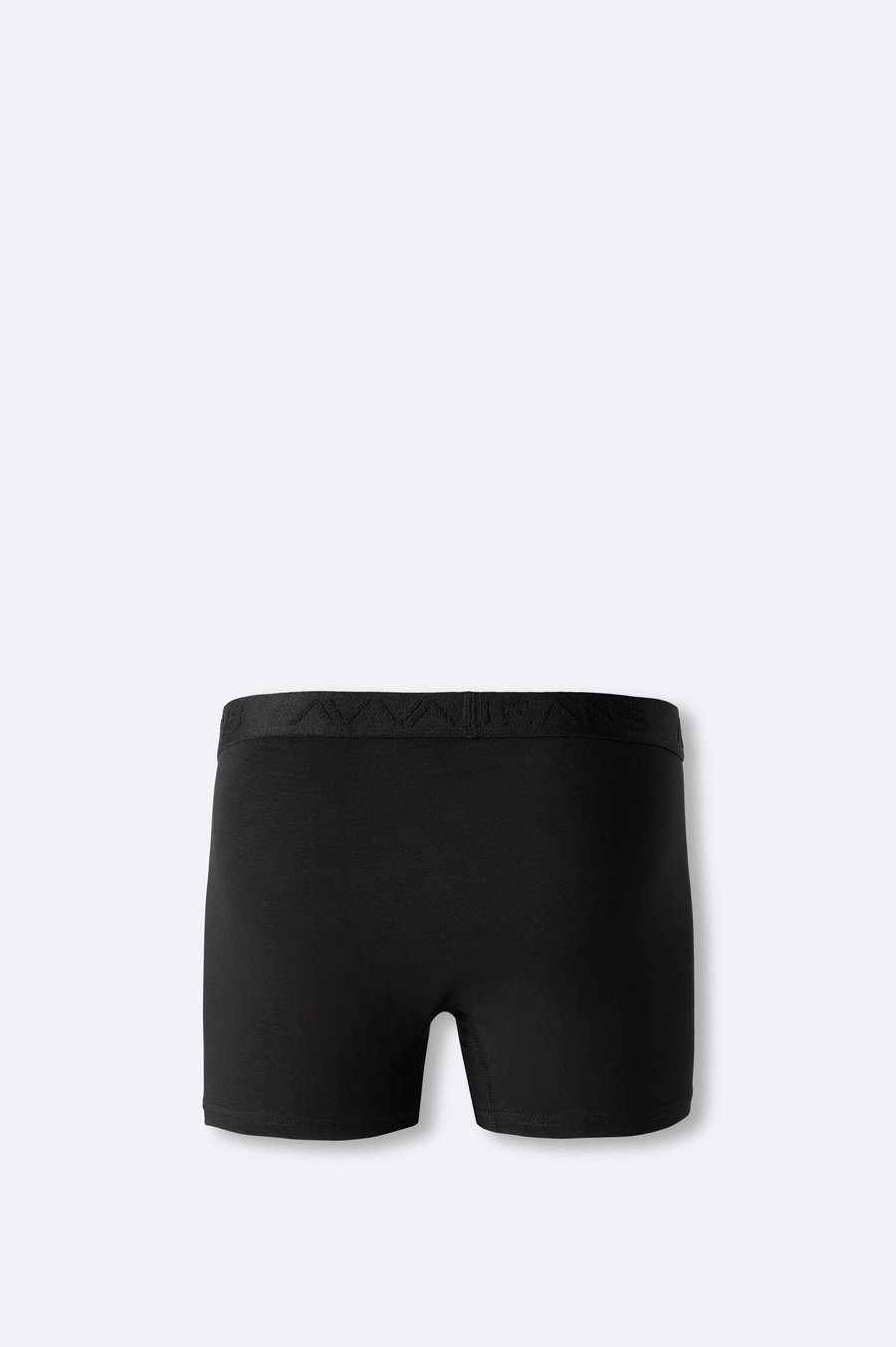 Siyah Pamuklu Esnek Kumaş Düz Boxer