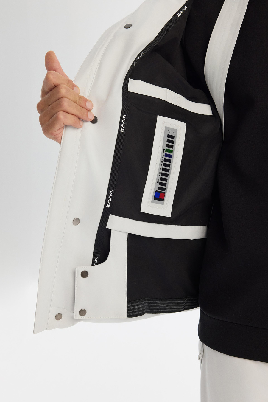 Taş Kapüşonlu Yaka Taşıma Askılı Rüzgar Geçirmez Kaz Tüyü Mont