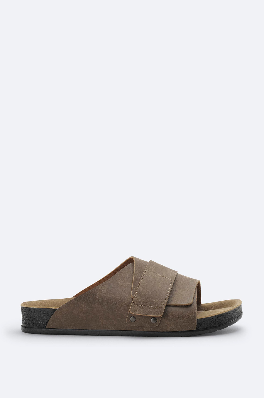 Taupe Bantlı Sandalet