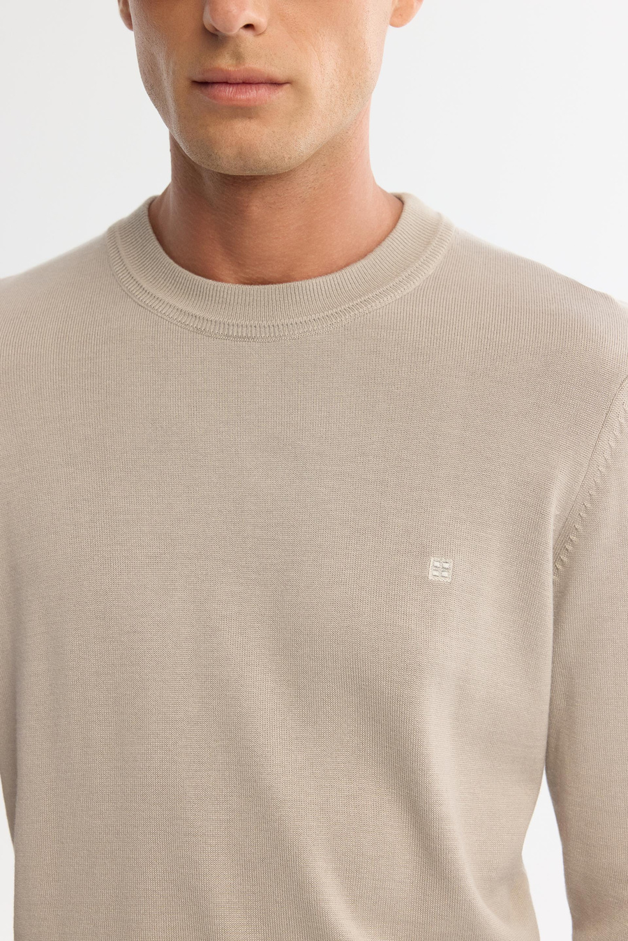 Mink Crew Neck Jumper