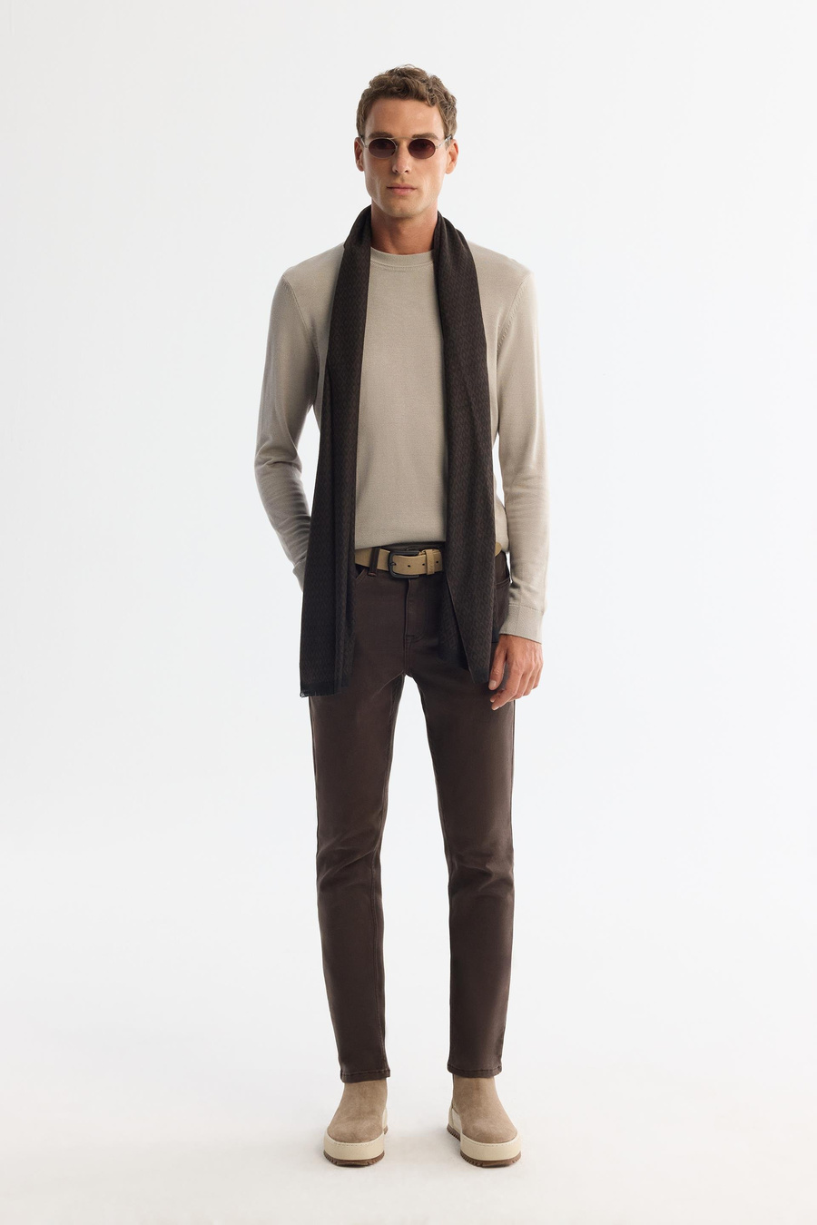 Mink Crew Neck Jumper