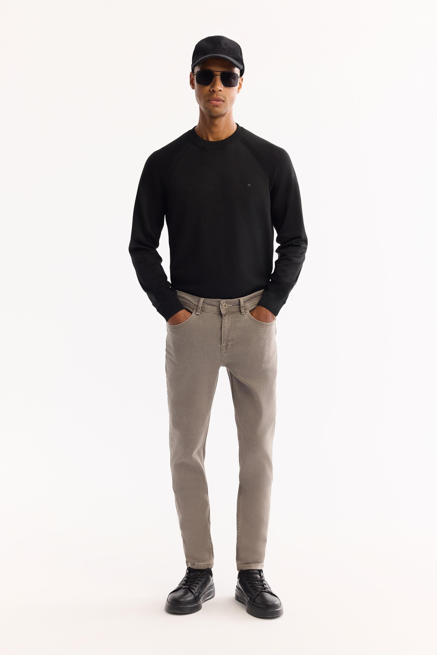 Vizon Eskitme Yıkamalı Pamuklu Jean Pantolon