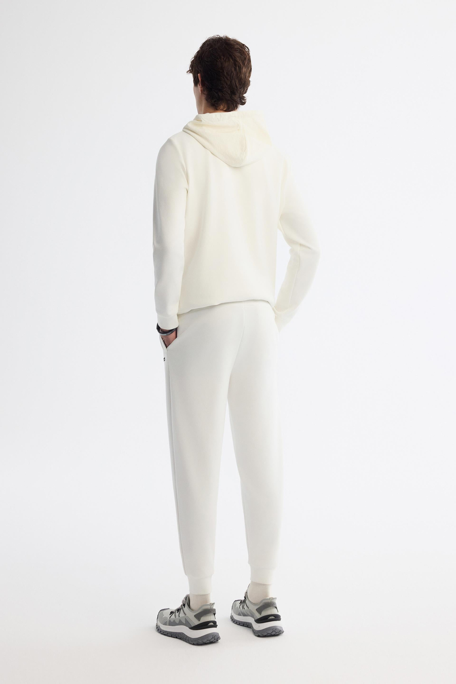 Ekru Baskılı Regular fit Jogger