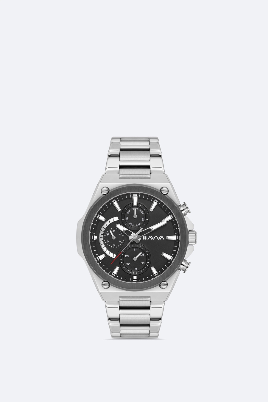 Gümüş Rengi Metal Saat