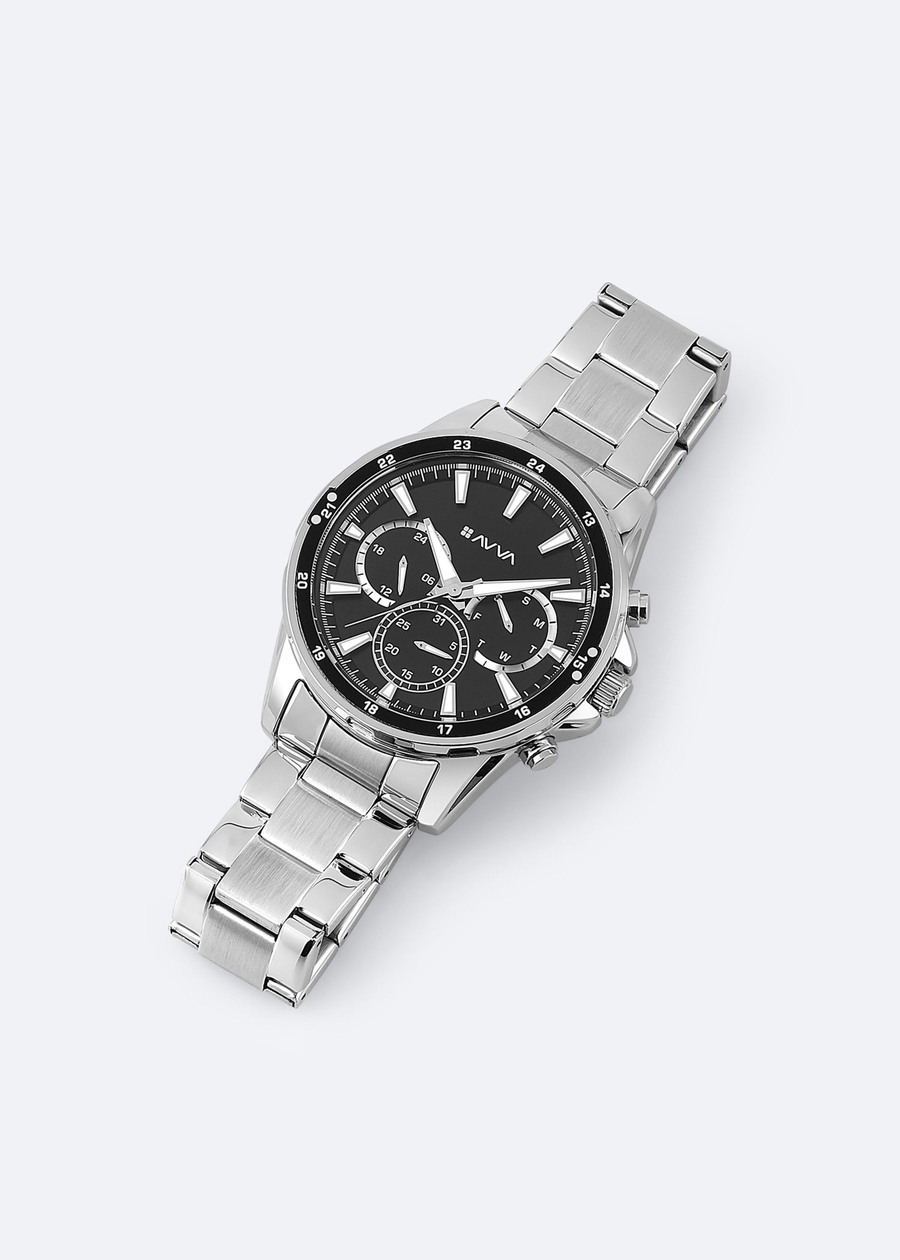 Gümüş Rengi Metal Saat