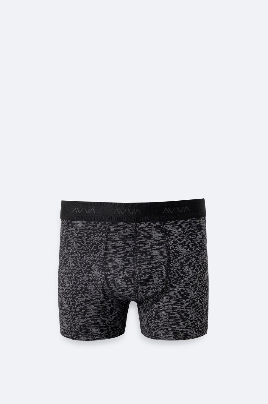 Siyah Desenli Tekli Boxer