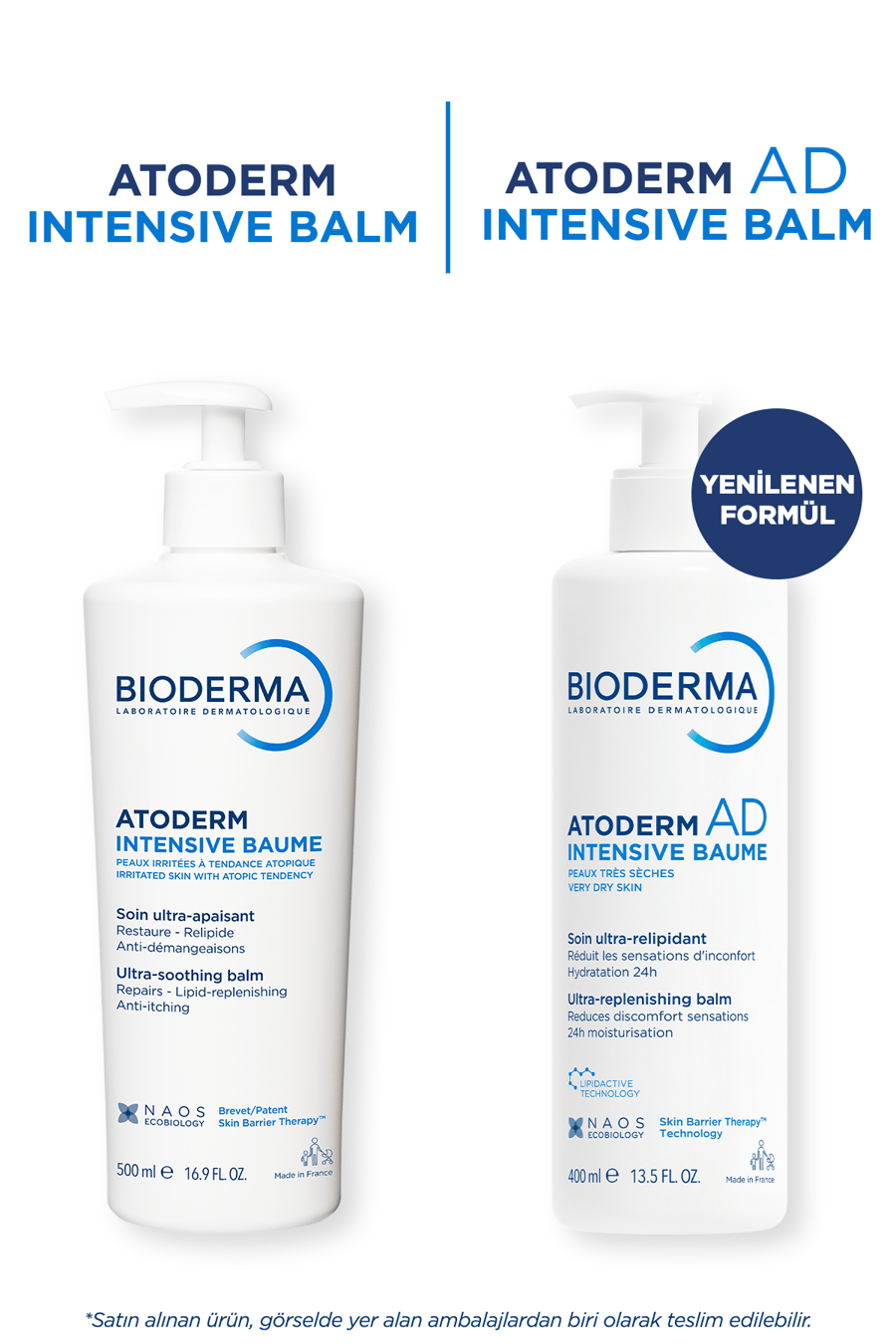 Bioderma Atoderm AD Intensive Balm Atopik Cilt Kaşıntı Karşıtı Nemlendirici Krem 400 ml